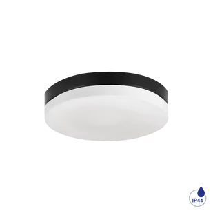 Plafon średnica: 19cm PILLS III 1x60W E27 67113 czarny PREZENT IP44 - Lampy ścienne - miniaturka - grafika 1