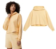 Bluzy damskie - 4F BLUZA DRESOWA DAMSKA Z KAPTUREM CROP-TOP - miniaturka - grafika 1