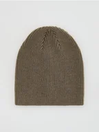 Czapki męskie - Reserved - Czapka beanie - brązowy - miniaturka - grafika 1