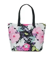 Torebki damskie - Torebka shopperka duża pojemna torba Nobo lekka kwiatowa - miniaturka - grafika 1