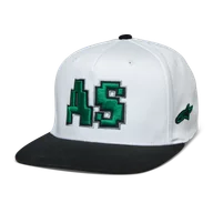 Czapki damskie - Czapka z Daszkiem Alpinestars Franchise Złamany Biały/CzarnyS/M - miniaturka - grafika 1