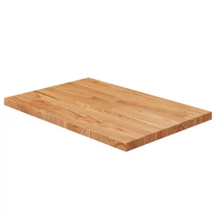 vidaXL Blat do łazienki, jasnobrązowy, 60x40x2,5 cm, lite drewno - Blaty meblowe i parapety okienne - miniaturka - grafika 1