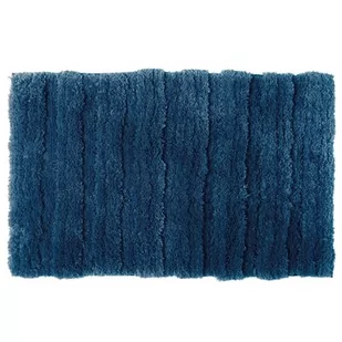 Granatowy dywanik  łazienkowy Hildi 50x80 cm - Dywaniki łazienkowe - miniaturka - grafika 1