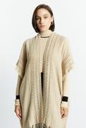 Swetry damskie - Kardigan z ażurowym splotem - Monnari - miniaturka - grafika 1