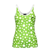 Koszulki i topy damskie - HEAD Spirit II Tank Top Women, Spicy Green/Print perf w - miniaturka - grafika 1
