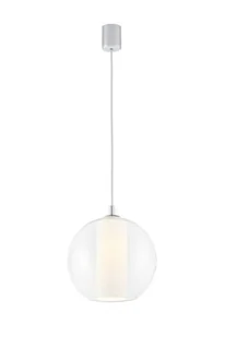 Kaspa LAMPA wisząca MERIDA S 10381101 szklana OPRAWA Abażurowa ZWIS IP20 kula ba - Lampy sufitowe - miniaturka - grafika 1
