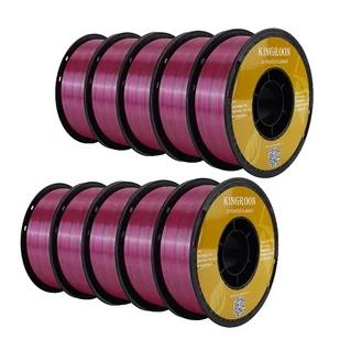 filament do drukarek 3D, jedwabny materiał PLA, średnica 175 mm, złoty, zielony, różowoczerwony - Filamenty i akcesoria do drukarek 3D - miniaturka - grafika 1