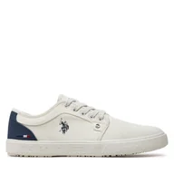 Trampki męskie - Tenisówki U.S. Polo Assn. Marcs010 EcoMARCS010M/4C1 Biały - miniaturka - grafika 1