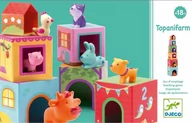 Zabawki interaktywne dla dzieci - Djeco FARMA pudełka do sortowania DJ09108 - miniaturka - grafika 1