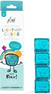 Zabawki do kąpieli - Zabawka Do Kąpieli Kostki Sensoryczne Świecące W Wodzie Blair Niebieski Glo Pals - miniaturka - grafika 1