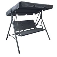 Huśtawki - Huśtawka Stella 170 x 115 x 152 cm szara - miniaturka - grafika 1