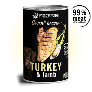 Paka Zwierzaka Seventh heaven Indyk z jagnięciną turkey & lamb) 400g - Mokra karma dla psów - miniaturka - grafika 1