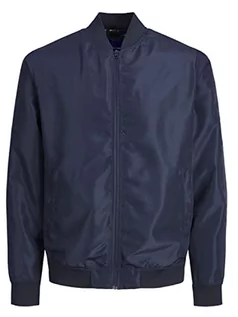 Kurtki męskie - Bestseller A/S Męska kurtka bomberka Jorpalma, Navy Blazer/Szczegóły: NO Print, M, Granatowy blezer/Szczegóły: bez nadruku - grafika 1