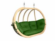 Fotele ogrodowe wiszące - Fotele hamakowe KOALA Fotel hamakowy drewniany Swing Chair Double (3) - miniaturka - grafika 1