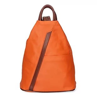 FELIPA Damska torebka Backpack, pomarańczowo-brązowa, pomarańczowy brązowy - Torebki damskie - miniaturka - grafika 1