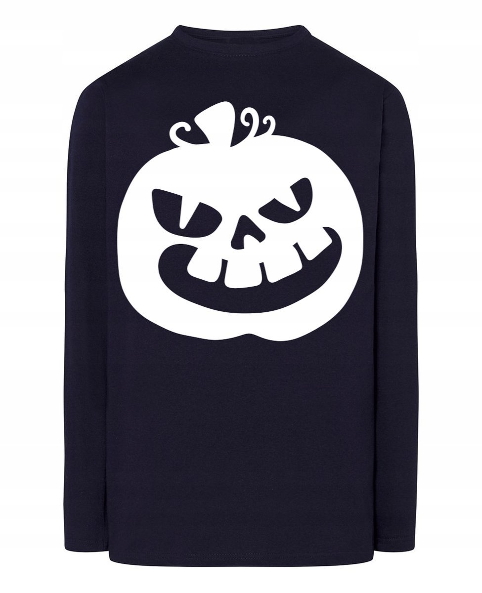 Longsleeve męski na Halloween DYNIA SCARY PUMPKIN r.5XL