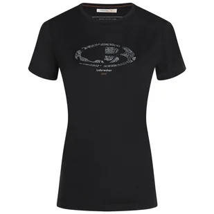 Bluza damska Icebreaker W M 150 Tech Lite SS Tee 30 Anniversary Rozmiar: S / Kolor: czarny - Bluzy sportowe damskie - miniaturka - grafika 1