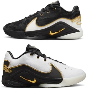 Buty Nike LEBRON XXII BHM GS HV8616-100 czarny 38 - Moda i Uroda OUTLET - miniaturka - grafika 1