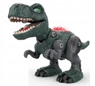 Zabawki zdalnie sterowane - Zdalnie sterowany dinozaur DIY z efektami świetlnymi i dźwiękowymi - miniaturka - grafika 1