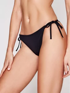 Stroje kąpielowe - Calvin Klein Swimwear Dół od bikini Cheeky KW0KW01230 Czarny - grafika 1