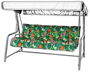 Poduszka na huśtawkę ogrodową FLORA 135 cm 363 - Huśtawki - miniaturka - grafika 1