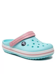 Buty dla dziewczynek - Crocs Klapki Crocband Clog K 207006 Niebieski - grafika 1
