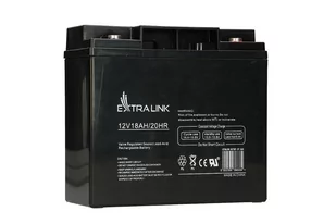 ExtraLink EXTRALINK AKUMULATOR 12V 18AH (EX.6334) - Baterie do zasilaczy awaryjnych UPS - miniaturka - grafika 1