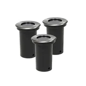 Lampy ogrodowe - vidaXL  Lampy najazdowe okrągłe (3 sztuki) - miniaturka - grafika 1