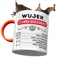 Kubki - Kubek Pomarańczowy dla Wujka Wuja Wujaszka Prezent z Nadrukiem ze Zdjęciem+ Opakowanie na prezent (wzór 01) - miniaturka - grafika 1