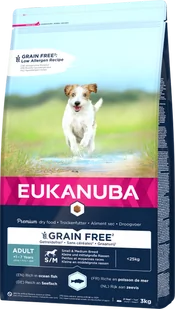Eukanuba Adult Small&Medium Grain Free 3kg - Sucha karma dla psów - miniaturka - grafika 1