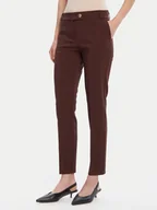 Spodnie damskie - Rinascimento Chinosy CFC0126225003 Brązowy Slim Fit - miniaturka - grafika 1