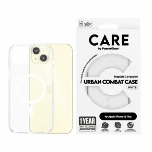 Etui CARE by PanzerGlass Urban Combat Case MagSafe na iPhone 15 Plus - białe - Etui i futerały do telefonów - miniaturka - grafika 1