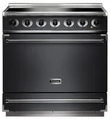 Kuchenki elektryczne - Kuchnia z płytą indukcyjną FALCON 900S 90 Szary szczotkowany nikiel - miniaturka - grafika 1