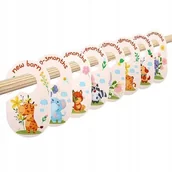 Organizery na łóżeczko - 8SZT ROZDZIELACZE SZAFY NIEMOWLĄT DO UBRAŃ ROZDZIELACZE SZAFY NIEMOWLĄT - miniaturka - grafika 1