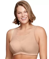 Biustonosze - Glamorise Damski biustonosz sportowy bez fiszbin gładki pełna figura bez fiszbin biustonosz sportowy - miniaturka - grafika 1