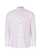 Koszule męskie - Olymp Level Five Koszula męska Mężczyźni Slim Fit Bawełna różowy wzorzysty, 38 - miniaturka - grafika 1