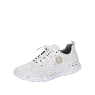 Rieker Damskie sneakersy 54021, biały, 39 eu - Sneakersy damskie - miniaturka - grafika 1