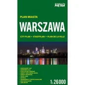 Przewodniki - zbiorowa paraca Warszawa 1:26 000 plan miasta PIĘTKA - miniaturka - grafika 1