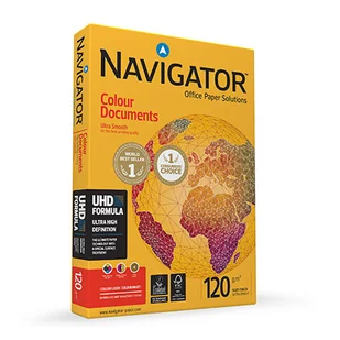 NAVIGATOR Navigator nav1030 ekstra gładki papier do drukowania kolorowych dokumentów (120 G/M, format A3) 500 arkuszy białe NAV1203 - Papier do drukarek - miniaturka - grafika 2