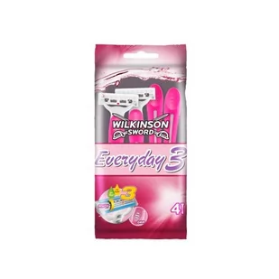 Wilkinson Everyday 3 maszynki do golenia 4 szt - Maszynki do golenia i wkłady - miniaturka - grafika 1