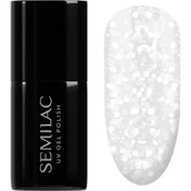 Lakiery hybrydowe - SEMILAC Lakier hybrydowy UV Hybrid 490 Ice Crushed 7ml - miniaturka - grafika 1