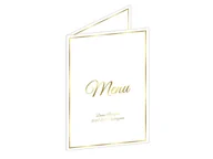 Wesele i ślub - Weselne menu - 4 szt. - miniaturka - grafika 1