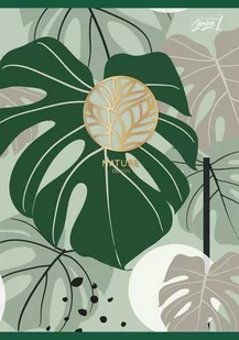 Zeszyt A5 60K Kratka Tropical Leaves Mix Pakiet 10 Sztuk - Zeszyty szkolne - miniaturka - grafika 1