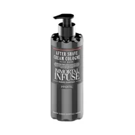 Balsamy po goleniu - Immortal Infuse Cream Cologne Deep Dark 400ml - miniaturka - grafika 1