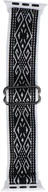 Akcesoria do smartwatchy - GlacierX pasek do smartwatcha Nylon Nomad Threads Ink Mosaic do Apple Watch 38/40/41mm Czarno-Biały - miniaturka - grafika 1