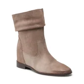 Botki damskie - Botki Badura ALEGRA-08 Szary - miniaturka - grafika 1