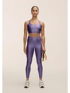 Legginsy - Legginsy damskie Casall Glitz High Waist Tights fioletowy M - miniaturka - grafika 1