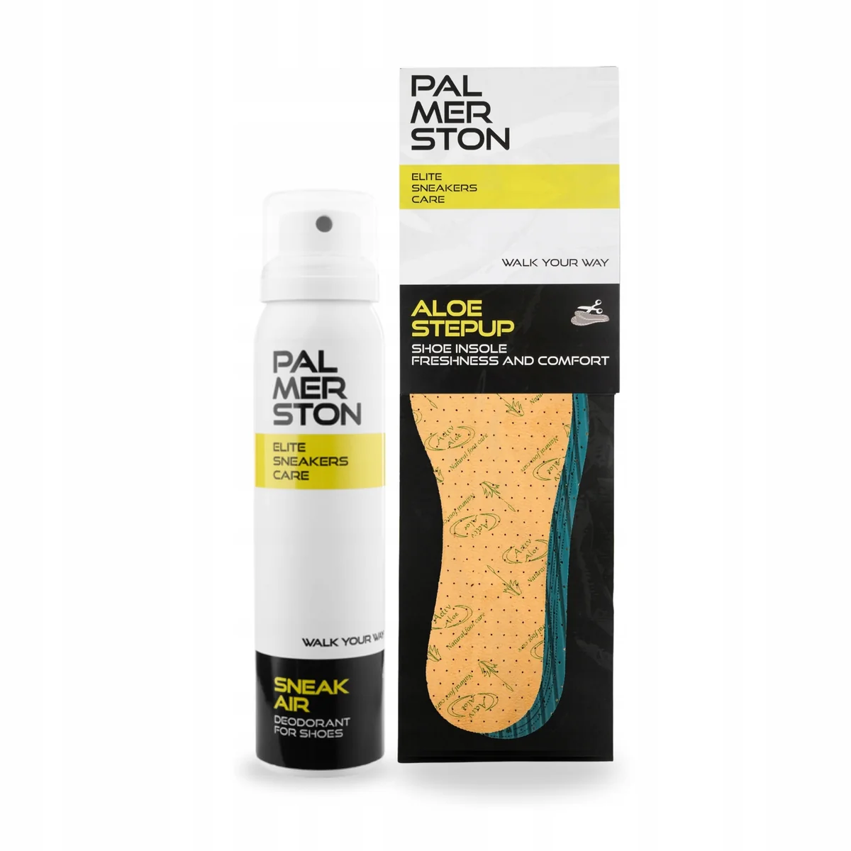 Neutralizator Zapachu z Wkładkami Aloe StepUp do Butów Zestaw Palmerston