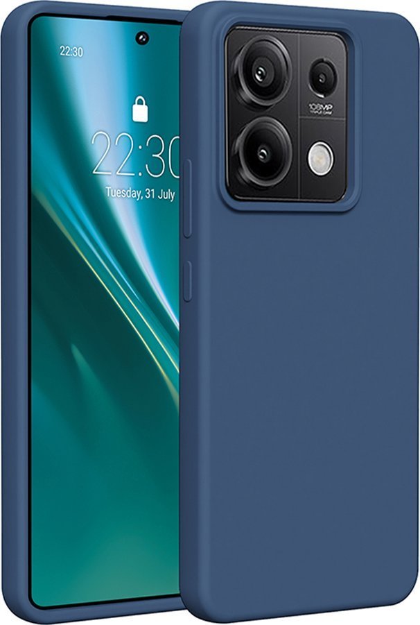 Etteri Nakładka Etteri Silicone Case do Xiaomi Redmi Note 13 Pro 5G ciemnoniebieska