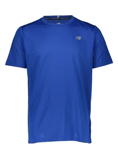 New Balance Koszulka "Core Run" w kolorze niebieskim do biegania - Koszulki sportowe męskie - miniaturka - grafika 1